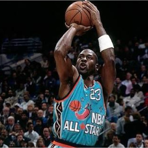 Michael Jordan Throwback NBA Basketball Jersey 1996 NBA All Star Game Men’s XL - Picture 14 of 14